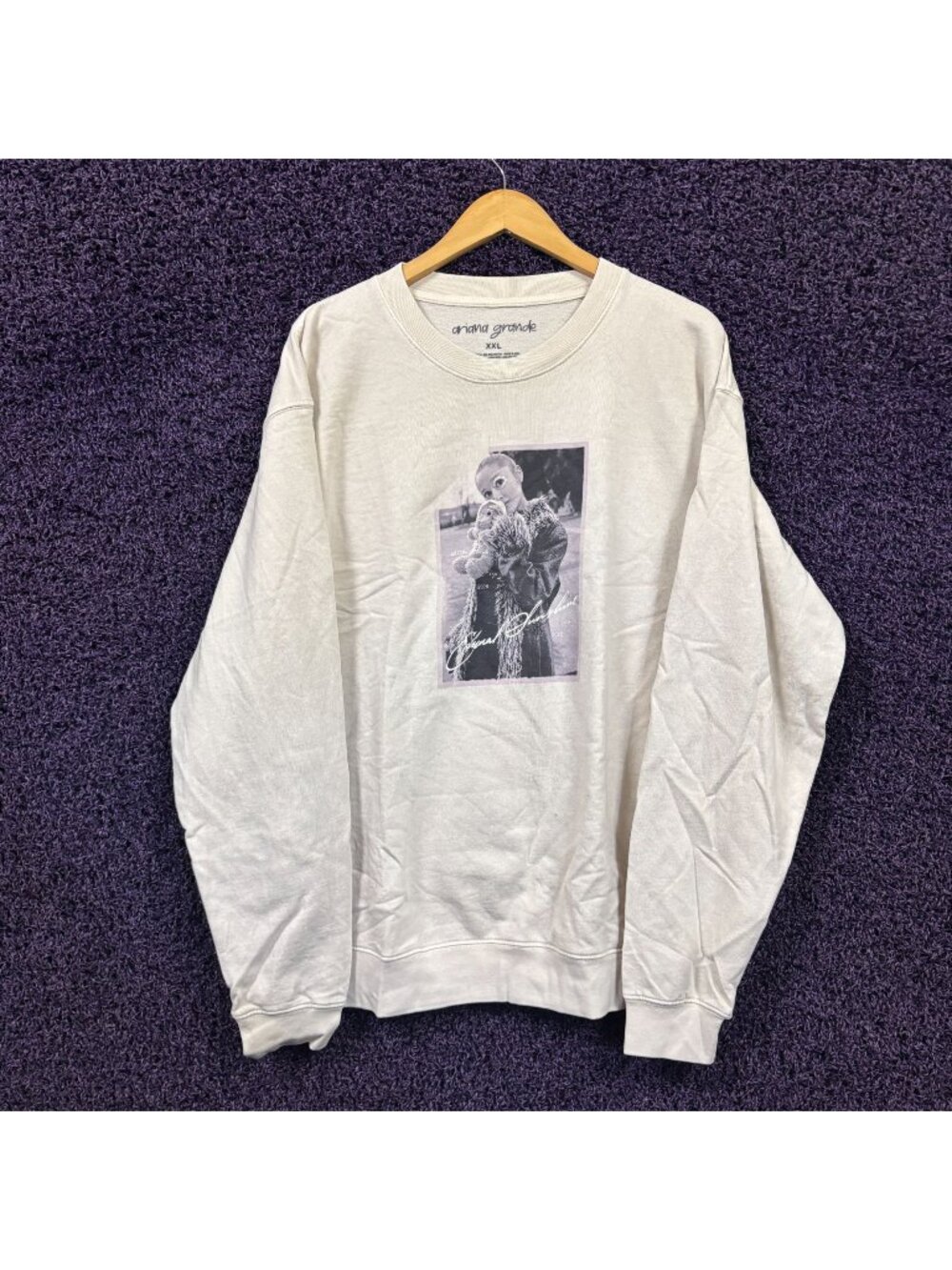 Ariana Grande Eternal Sunshine Teddy Crewneck Sweater XXL